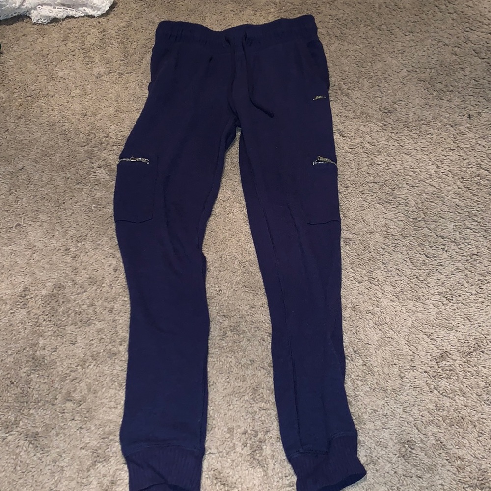 Girls zip joggers